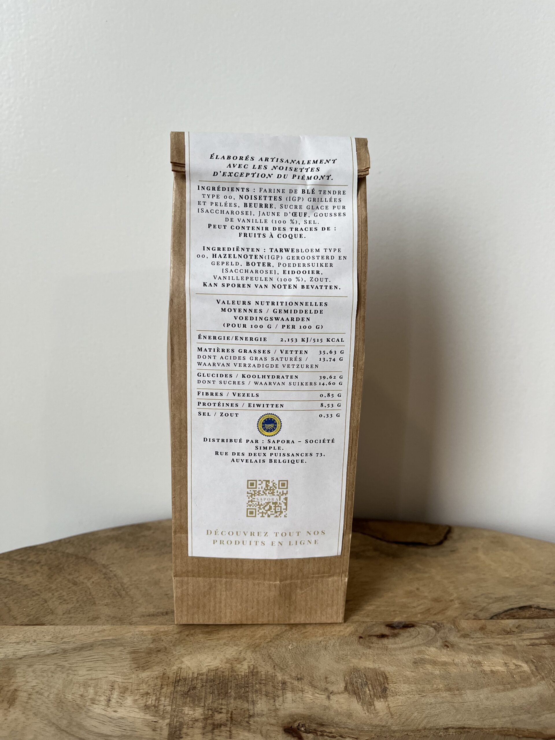 Biscotti con Nocciola del Piemonte – 150g – Image 2