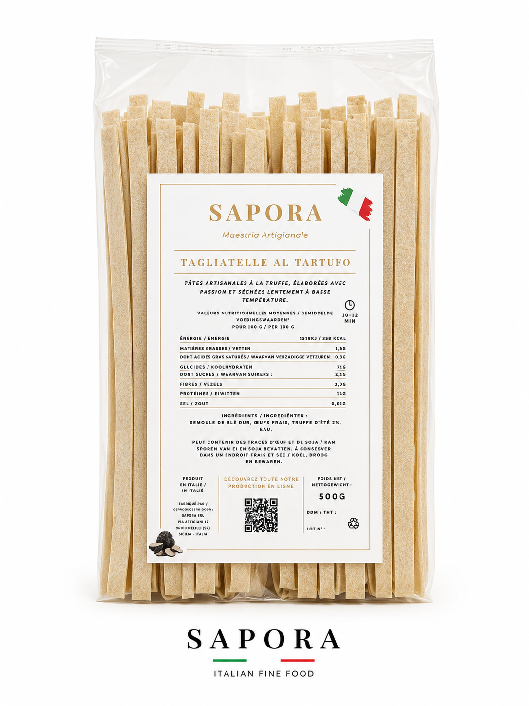 Tagliatelle al Tartufo – 500G