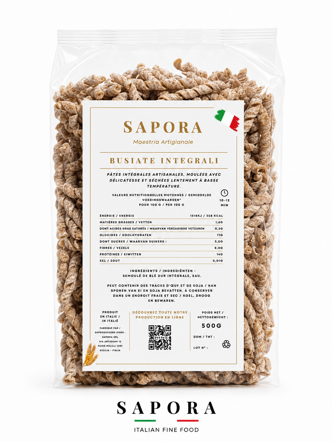 Busiate Integrali – 500G