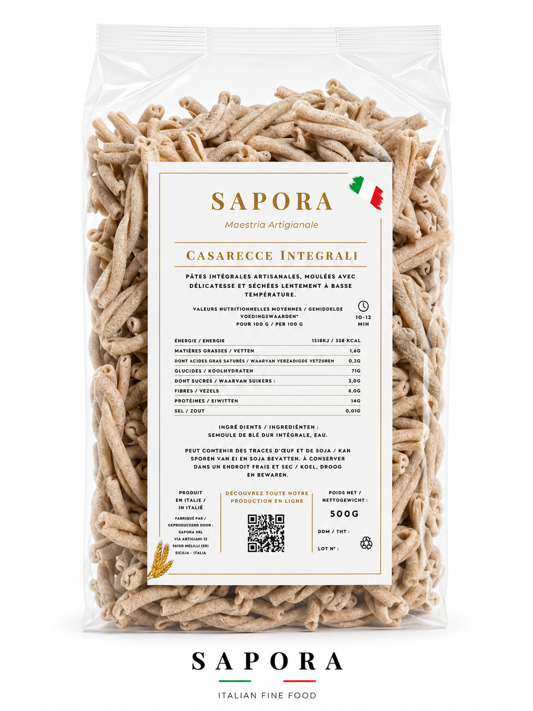 Casarecce Integrali – 500G